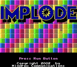 title screen for Implode